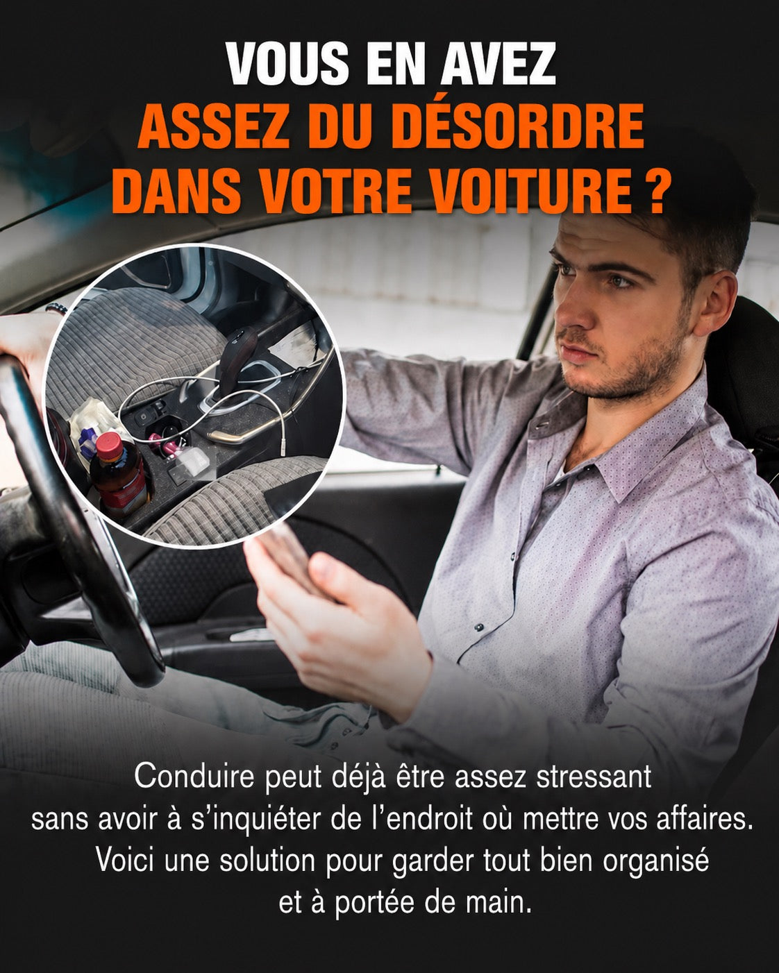 Accoudoir Multifonctionnel en Cuir