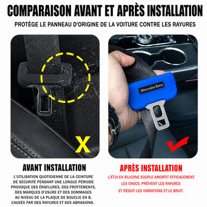 Protection de ceinture de sécurité avec logo
