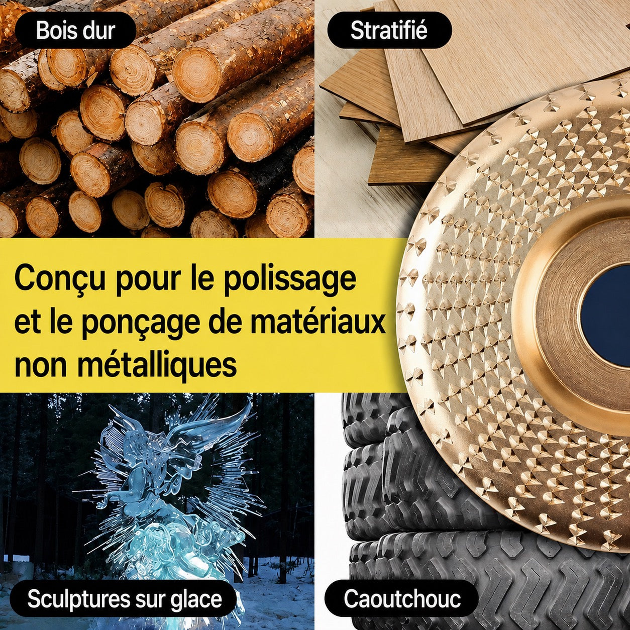 CarveX Disques de Précision - Set de 3 pièces