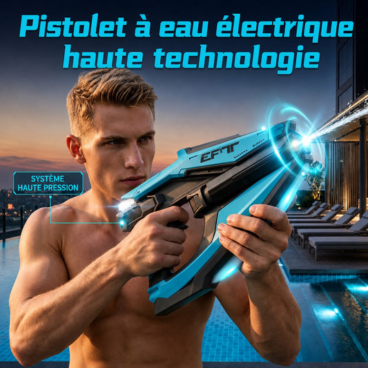 Pistolet à eau électrique avec effets LED et brume