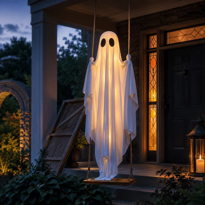 La balançoire fantôme avec éclairage LED – la nouveauté Halloween incontournable de cette année !