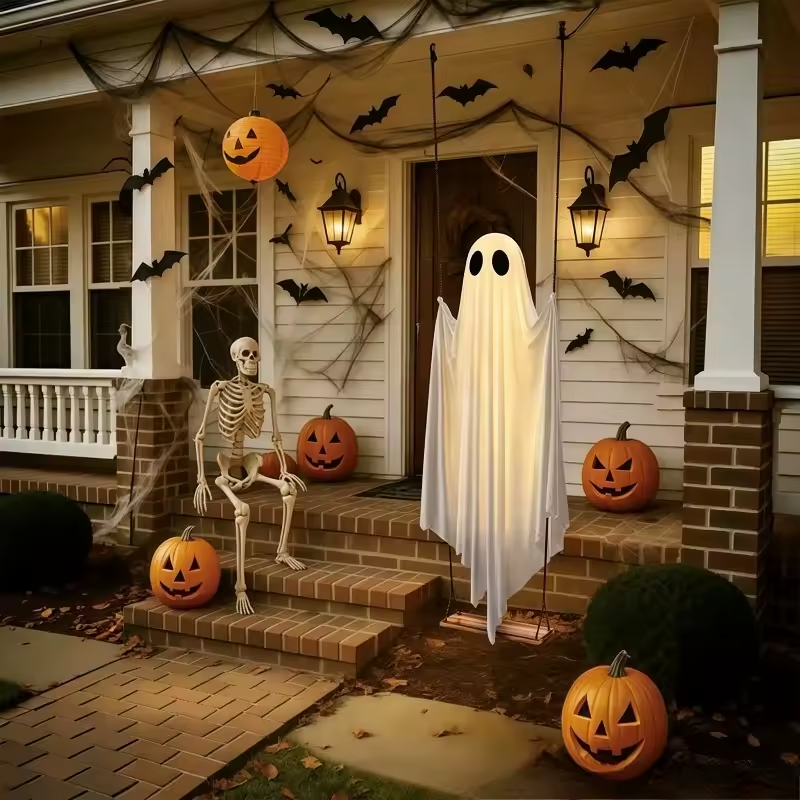 La balançoire fantôme avec éclairage LED – la nouveauté Halloween incontournable de cette année !