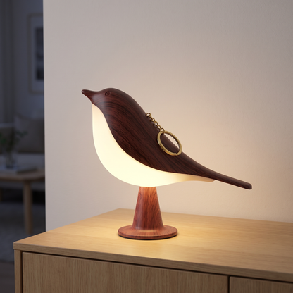 Lampe Oiseau Sans Fil avec Variateur Tactile