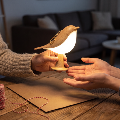Lampe Oiseau Sans Fil avec Variateur Tactile