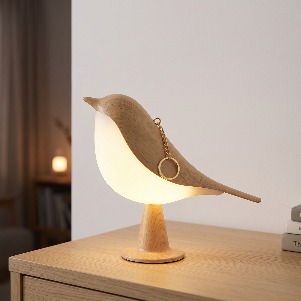 Lampe Oiseau Sans Fil avec Variateur Tactile