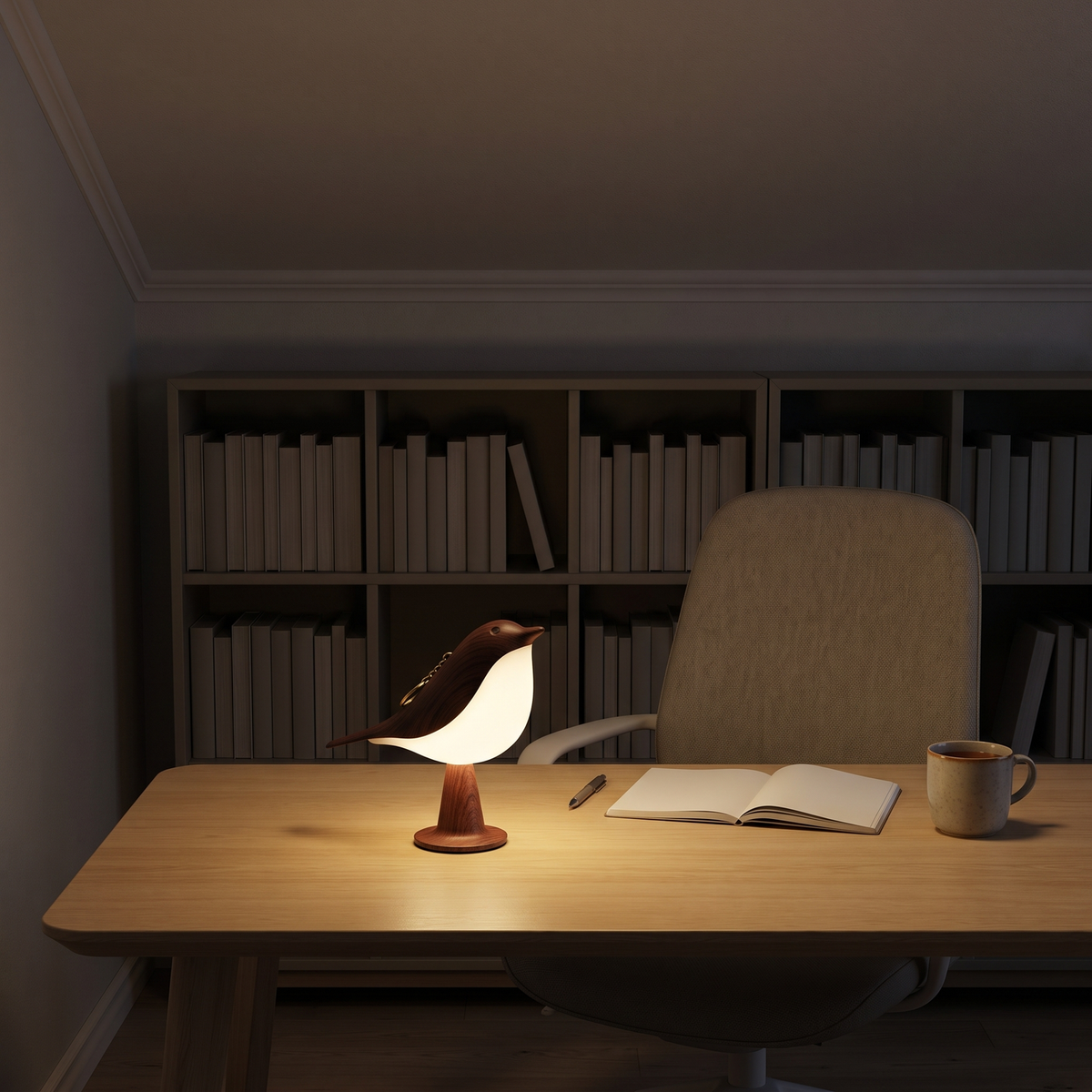 Lampe Oiseau Sans Fil avec Variateur Tactile