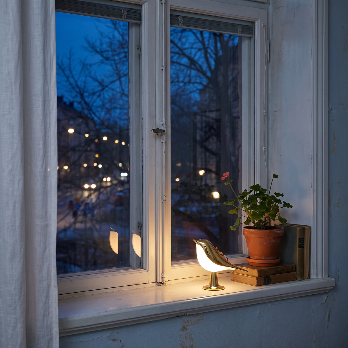 Lampe Oiseau Sans Fil avec Variateur Tactile