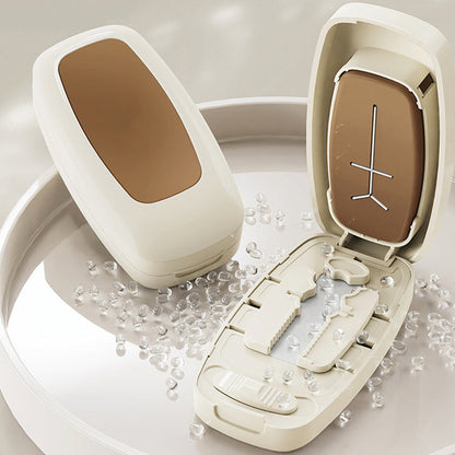 Coupe-comprimés portable – coupe les comprimés avec précision, design compact pour les voyages et la maison