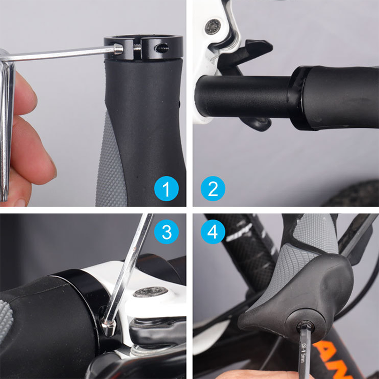 Poignées de guidon ergonomiques pour vélo – parfaites pour le VTT et le cyclisme sur route