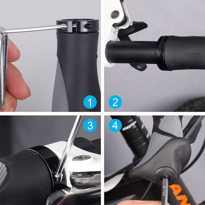 Poignées de guidon ergonomiques pour vélo – parfaites pour le VTT et le cyclisme sur route