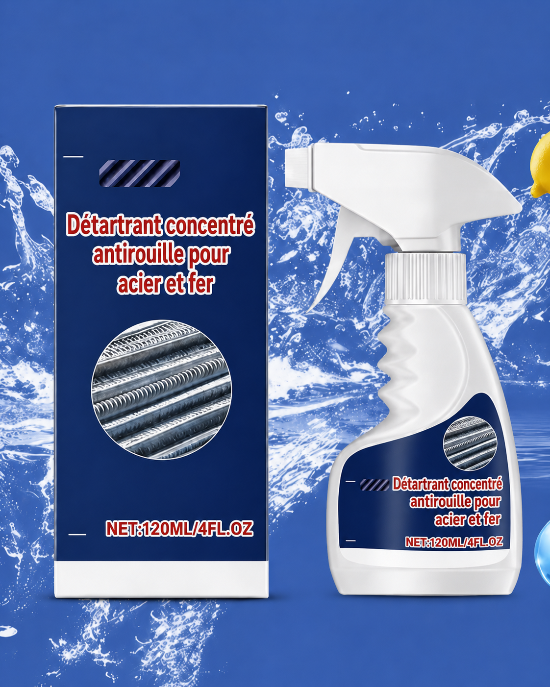 Puissant Éliminateur de Rouille pour Métal