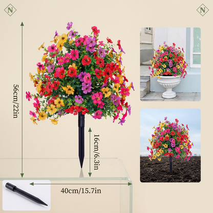 FloraLux - Fleurs Artificielles Haut de Gamme pour Entrée et Terrasse