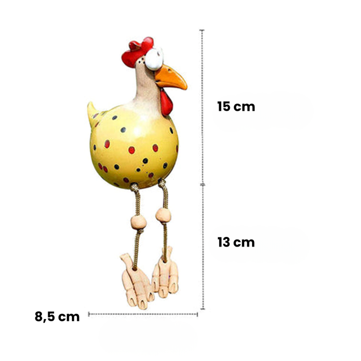 Décorations de poules amusantes pour votre jardin