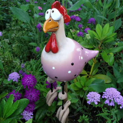 Décorations de poules amusantes pour votre jardin