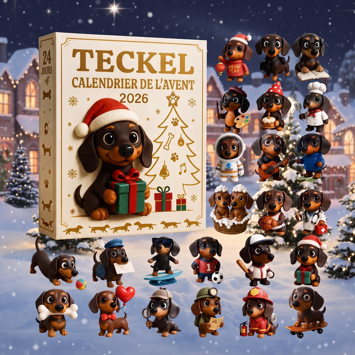 Calendrier de l’Avent Teckel