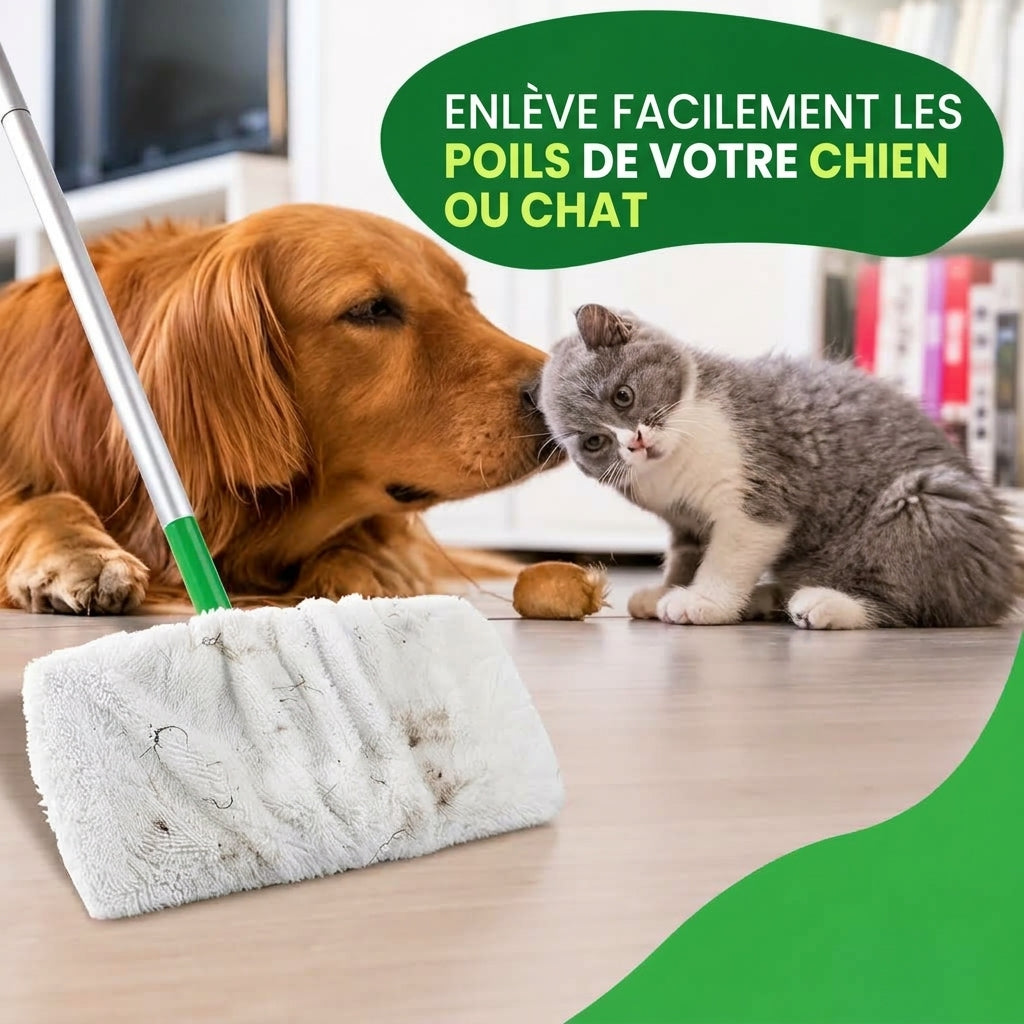 Lingette Microfibre Réutilisable pour Swiffer