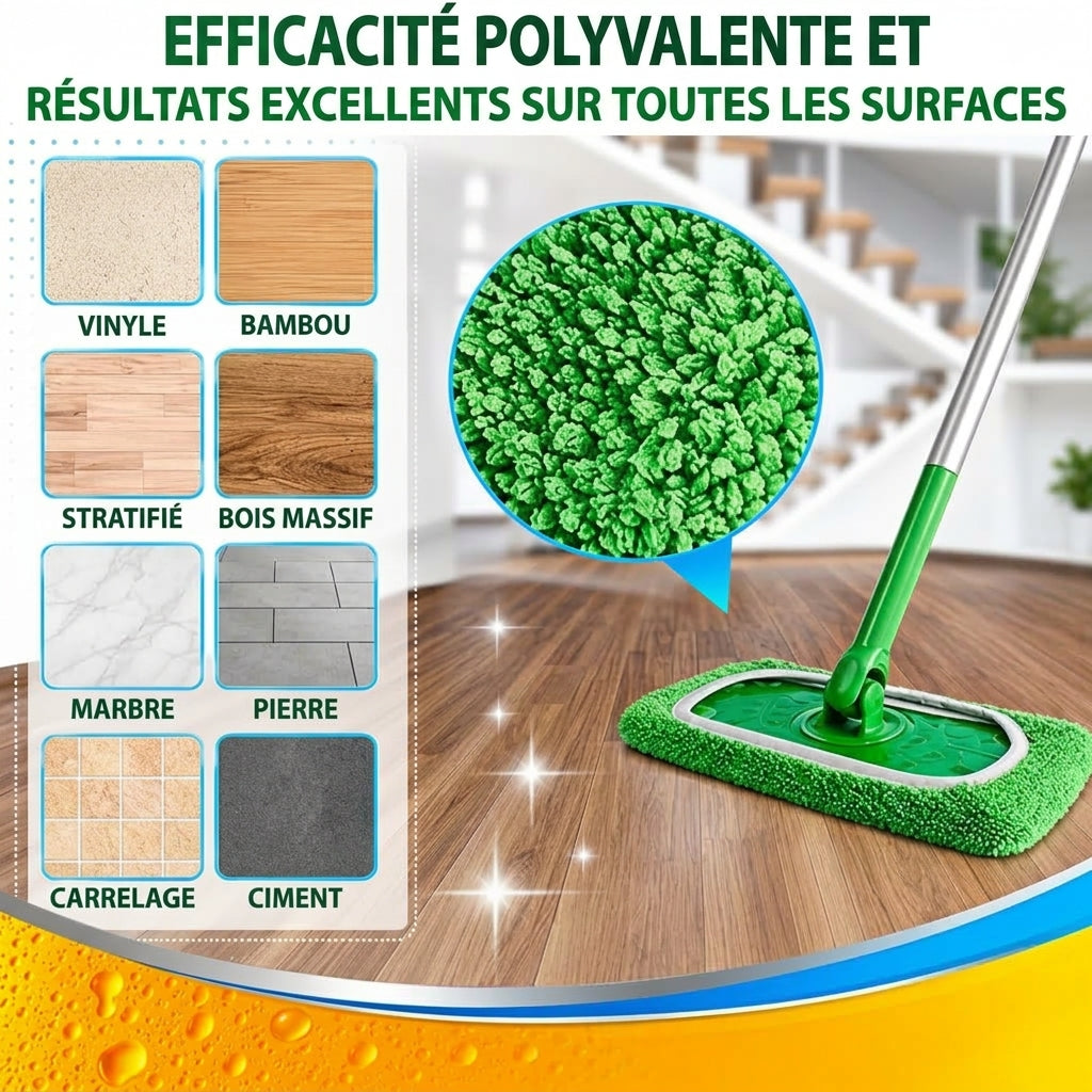 Lingette Microfibre Réutilisable pour Swiffer