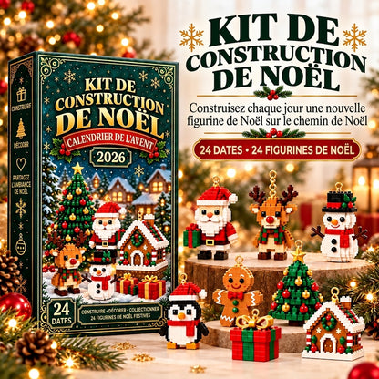 Projet de Construction de Noël – Construisez chaque jour une nouvelle figurine de Noël jusqu’à Noël 🎄