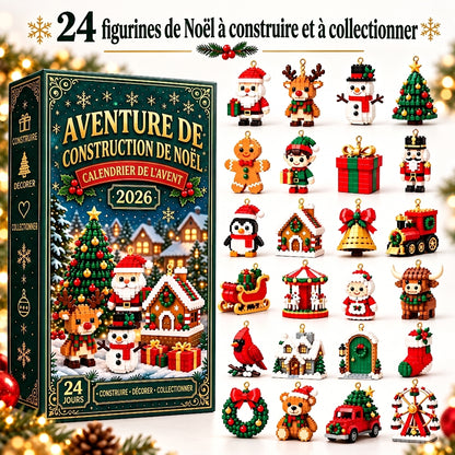Projet de Construction de Noël – Construisez chaque jour une nouvelle figurine de Noël jusqu’à Noël 🎄