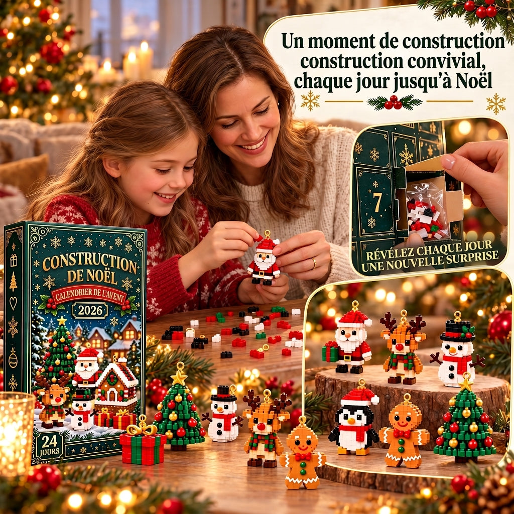 Projet de Construction de Noël – Construisez chaque jour une nouvelle figurine de Noël jusqu’à Noël 🎄