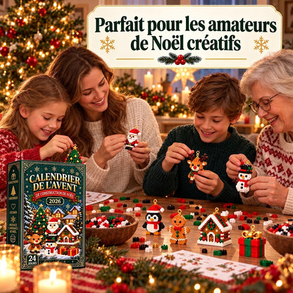 Projet de Construction de Noël – Construisez chaque jour une nouvelle figurine de Noël jusqu’à Noël 🎄