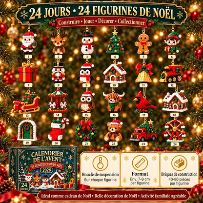 Projet de Construction de Noël – Construisez chaque jour une nouvelle figurine de Noël jusqu’à Noël 🎄