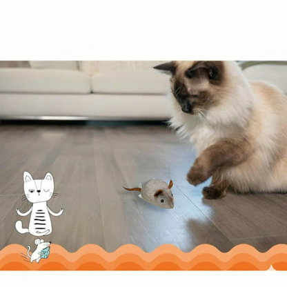 Jouet interactif réaliste pour chat