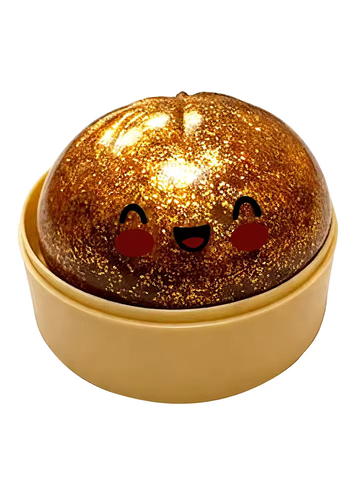 Glitter Dumpling Squishy – la balle anti-stress la plus adorable du moment