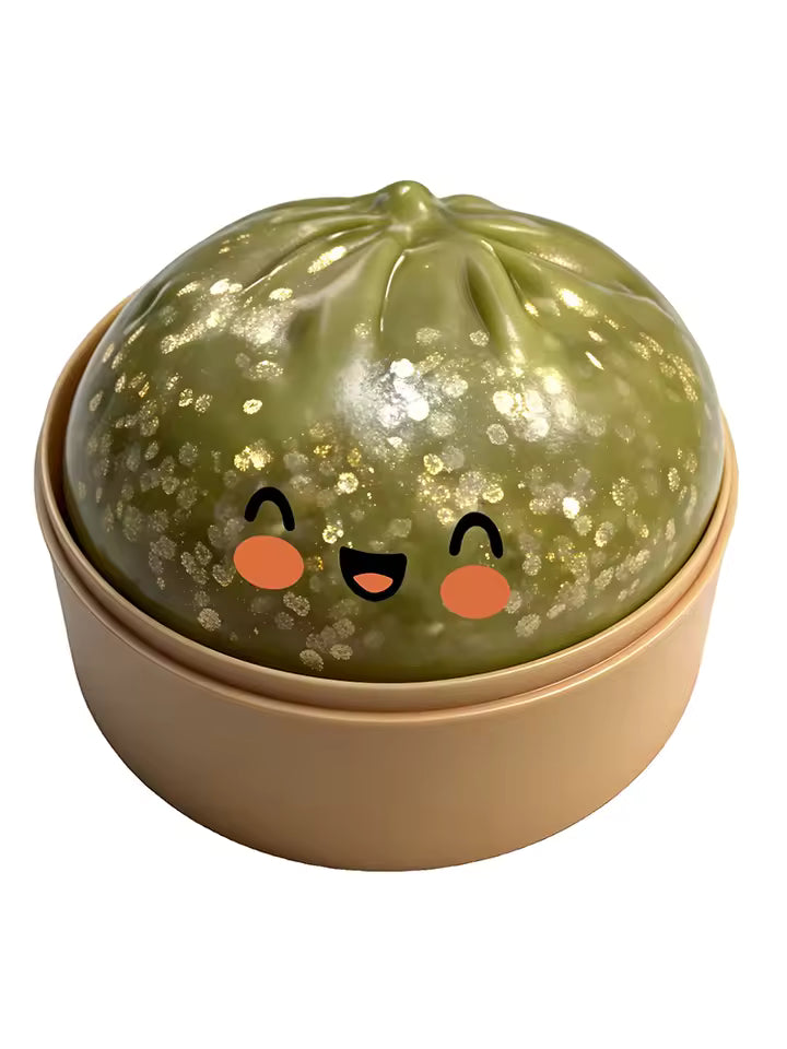 Glitter Dumpling Squishy – la balle anti-stress la plus adorable du moment