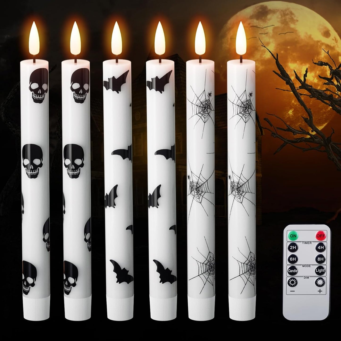 Éclairage LED Halloween avec télécommande