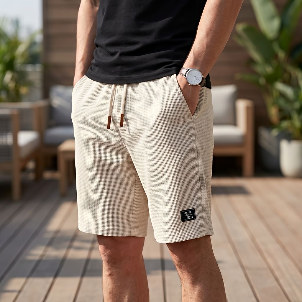 Short pour homme | Short d’été confortable avec taille élastique