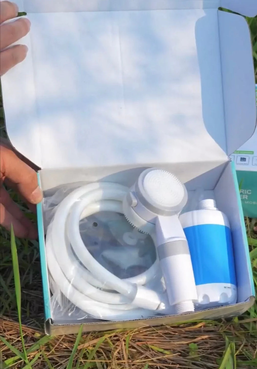 Pompe à eau portable : kit avec tuyau et pulvérisateur