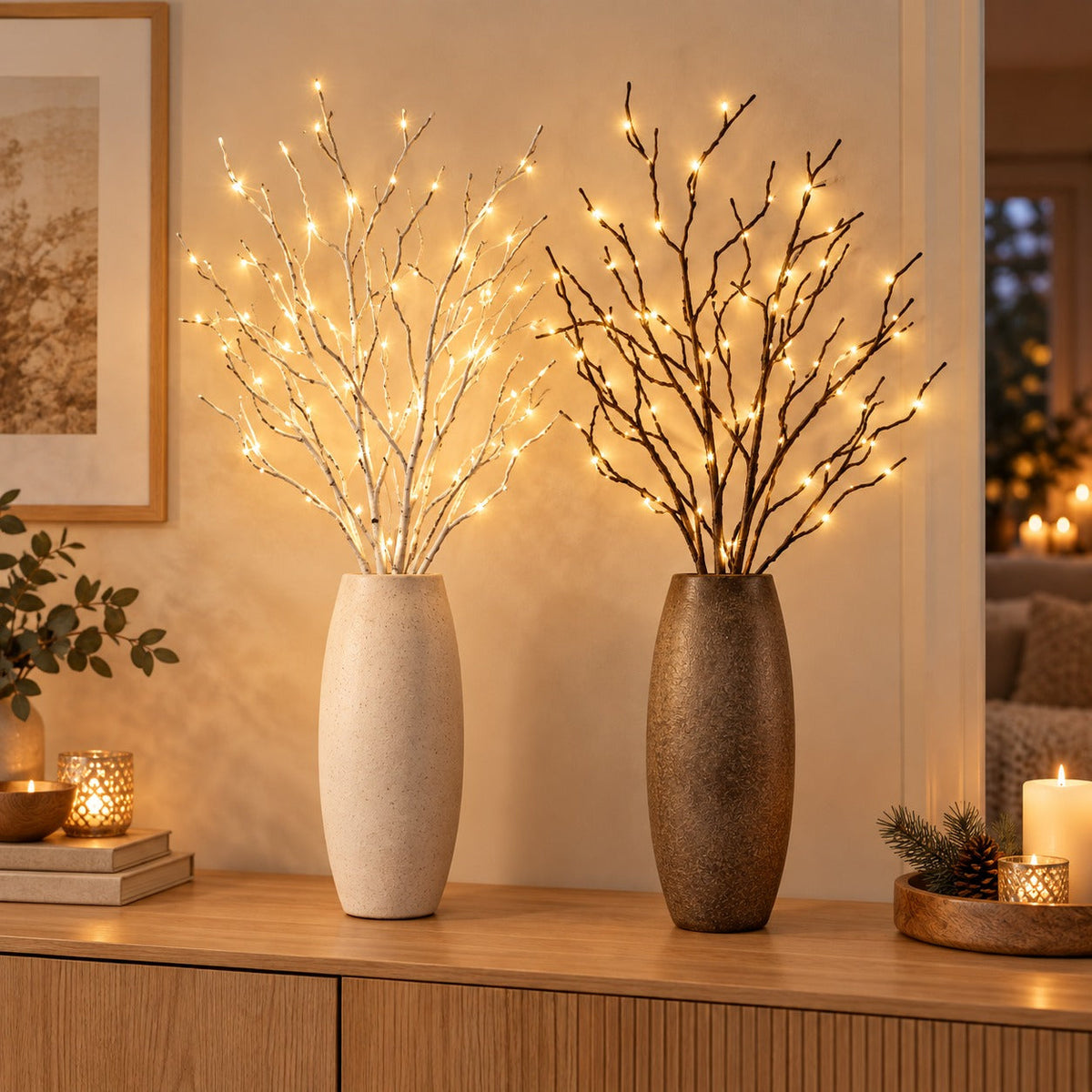 Branches LED à piles