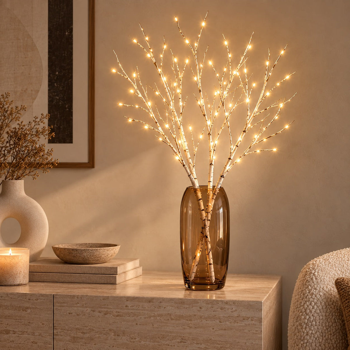 Branches LED à piles