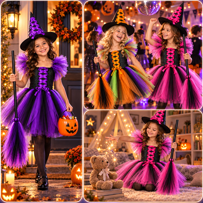 Sorcière Magique – Costume de sorcière trois pièces pour enfants