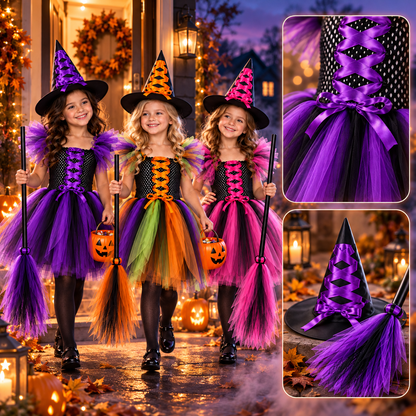 Sorcière Magique – Costume de sorcière trois pièces pour enfants