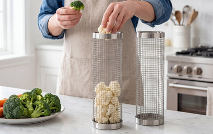 Panier grill rotatif