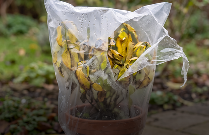 Protection des plantes contre la pluie et le gel