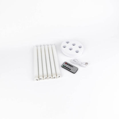 Bougies en cire rechargeables