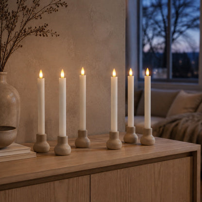 Bougies en cire rechargeables