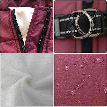Petstar™ – Manteau d’hiver imperméable avec harnais intégré