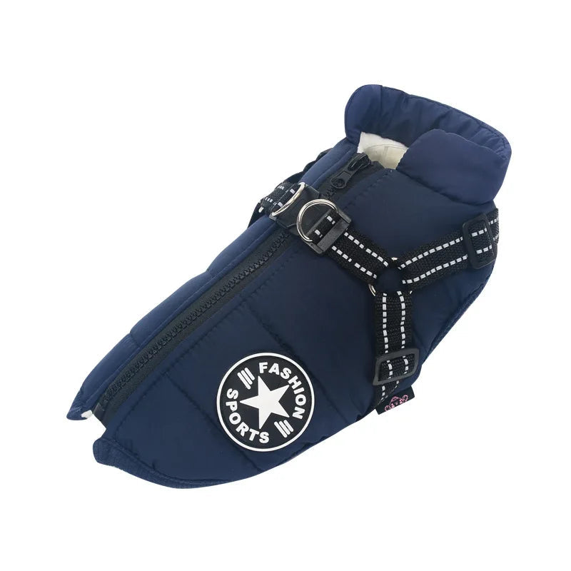 Petstar™ – Manteau d’hiver imperméable avec harnais intégré
