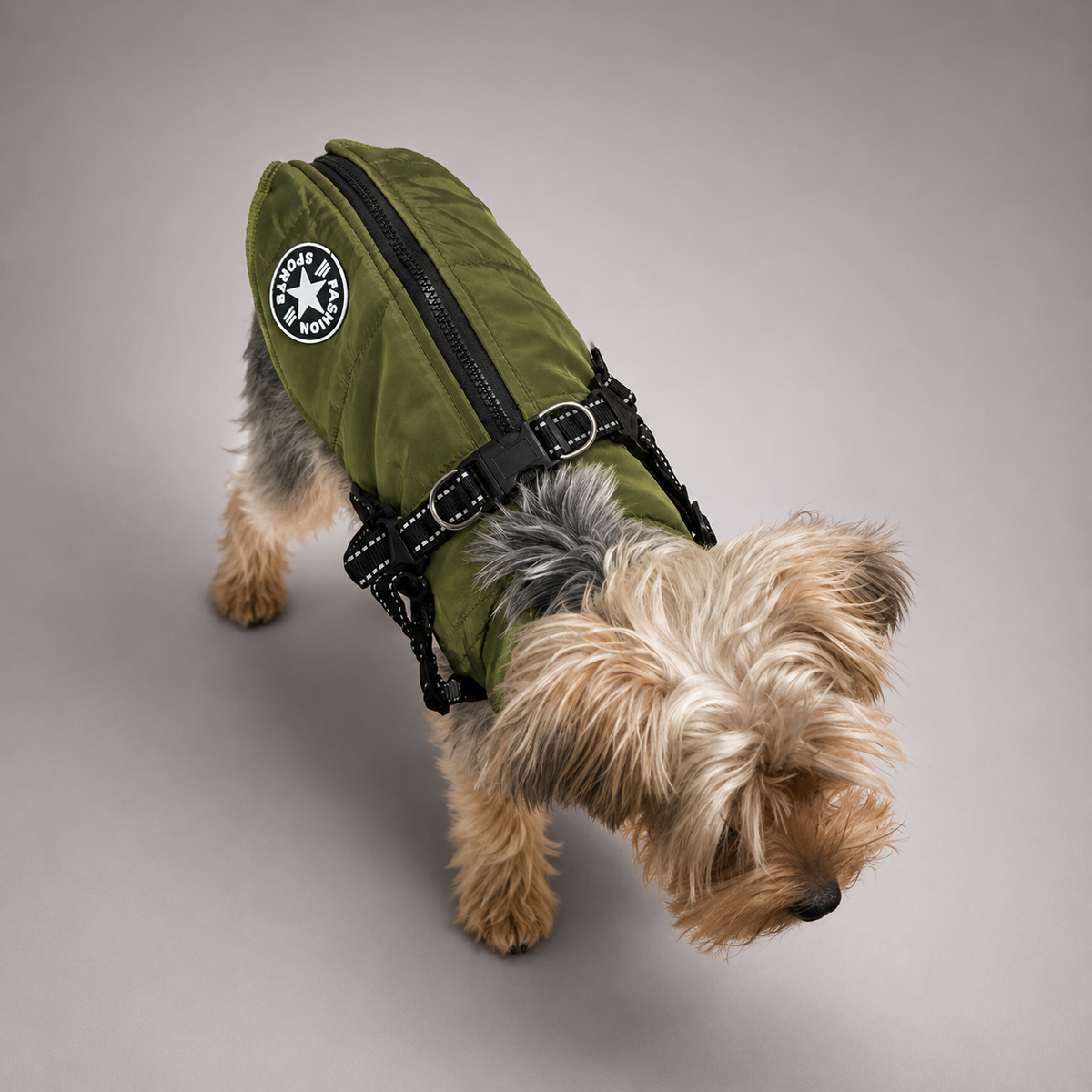 Petstar™ – Manteau d’hiver imperméable avec harnais intégré