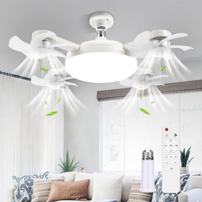 BreezeFlow – Ventilateur de plafond avec éclairage LED et télécommande
