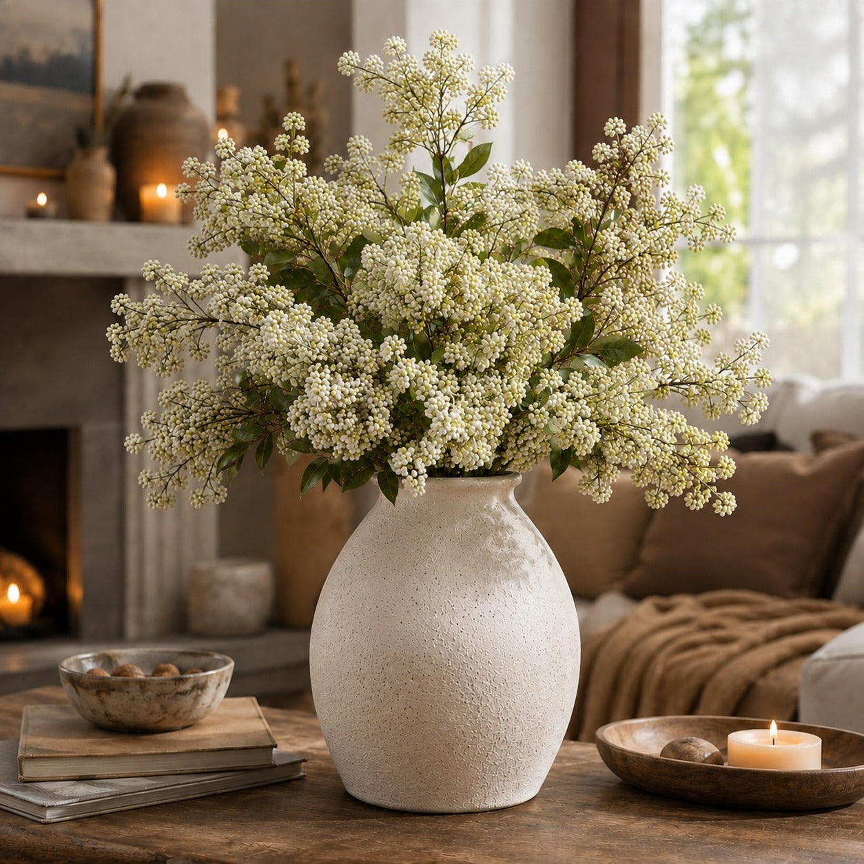 Branches de baies réalistes (lot de 3) – le détail déco le plus chaleureux de l’automne