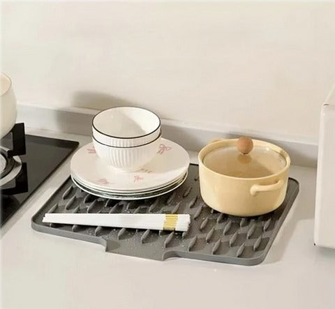 Tapis Multifonctionnel en Silicone pour Séchage et Résistant à la Chaleur : 1+1 GRATUIT