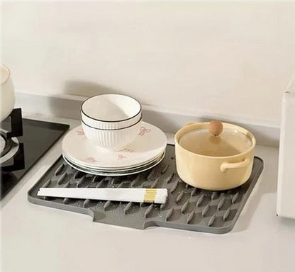 Tapis Multifonctionnel en Silicone pour Séchage et Résistant à la Chaleur : 1+1 GRATUIT