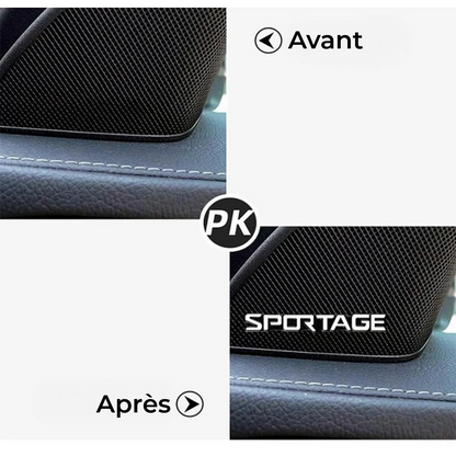 Autocollants de logo de voiture 3D