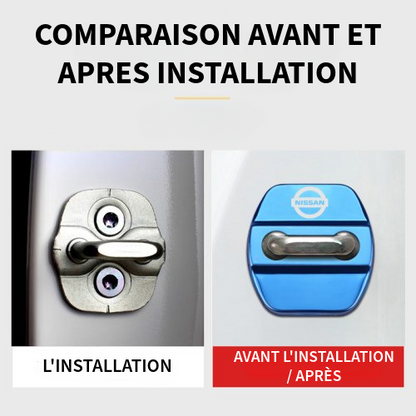 Luxe Autodeurslot Beschermpads | 4 pièces