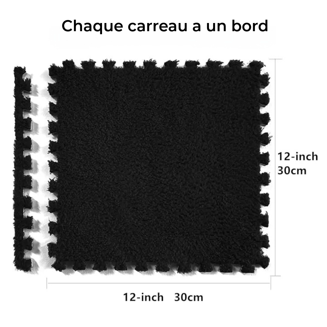 SoftStep PlayTiles – Dalles de sol modulaires et douces pour un jeu en toute sécurité et un intérieur élégant. (Lot de 10 pièces)